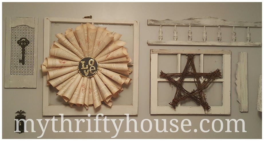 Book Page Craft Projects and Thrift Store Finds - My Thrifty House