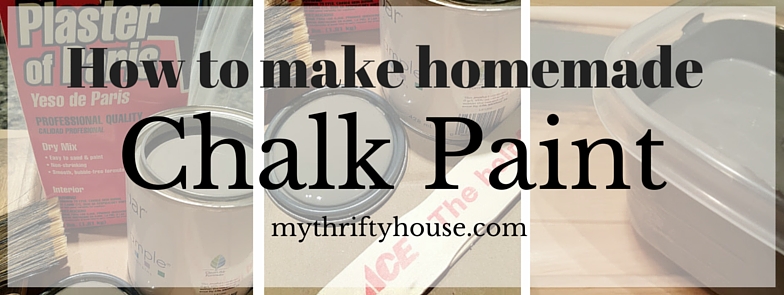 How to Make Homemade Chalk Paint Banner