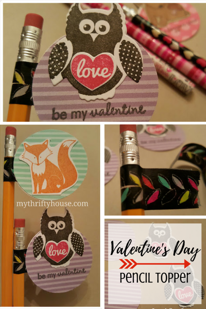 Valentine's Day Pencil Topper