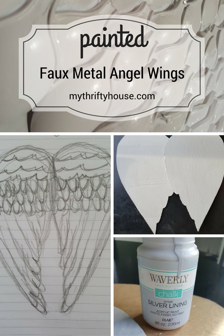 painted-faux-metal-angel-wings-made-from-cardboard-and-plastic-spoons