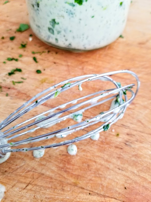 whole30 ranch dressing whisked