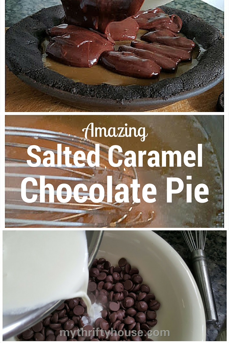 Amazing Salted Caramel Chocolate Pie