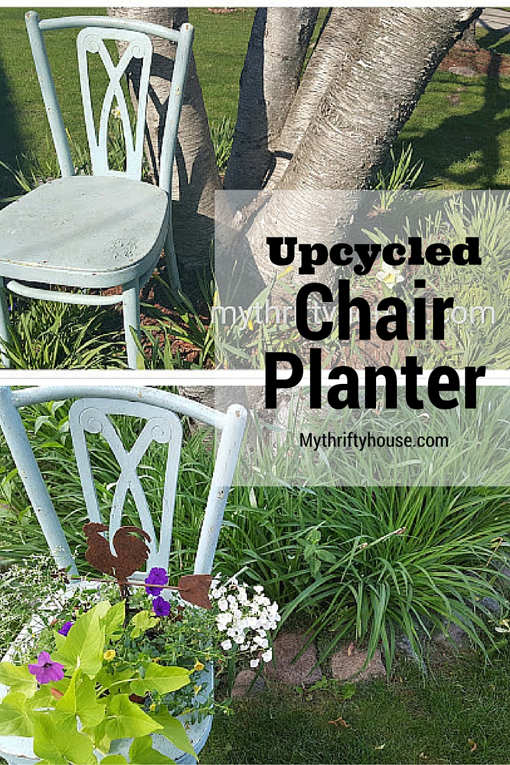 Chair planter collage pinterest