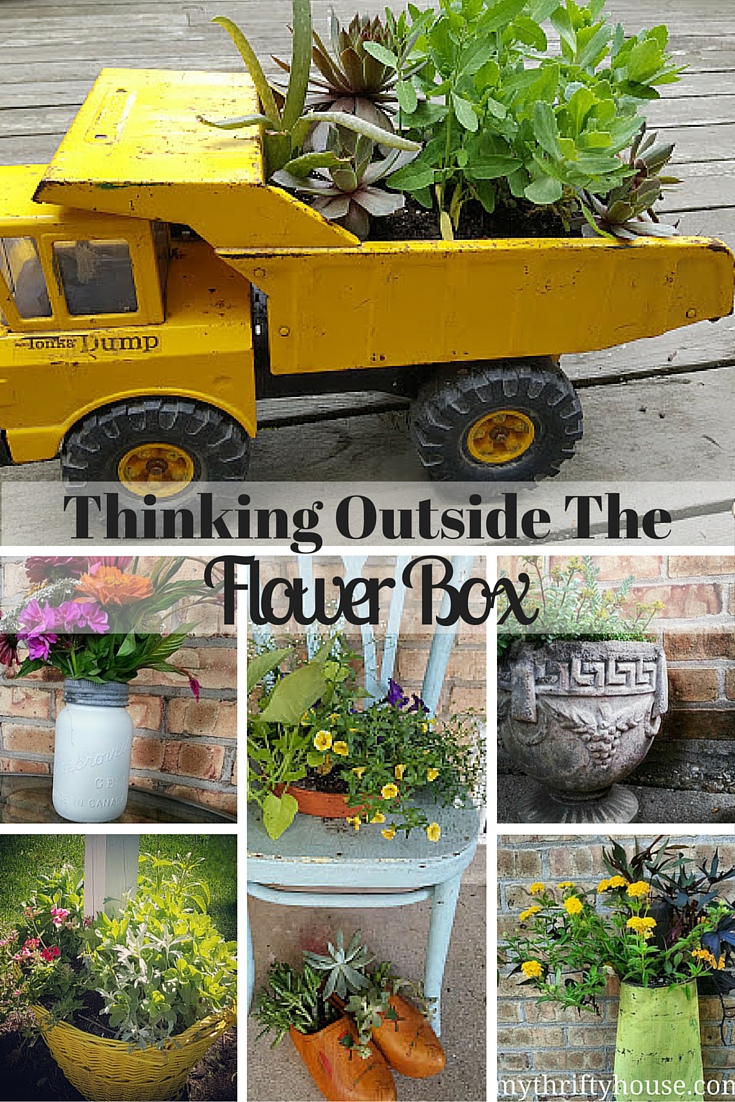 Flower Planters Pinterest Collage