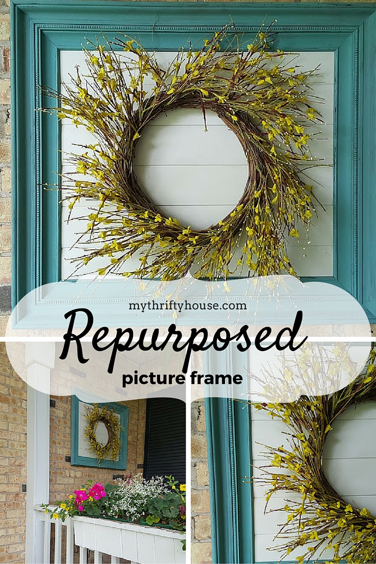 Repurposed Picture Frame Pinterest collage