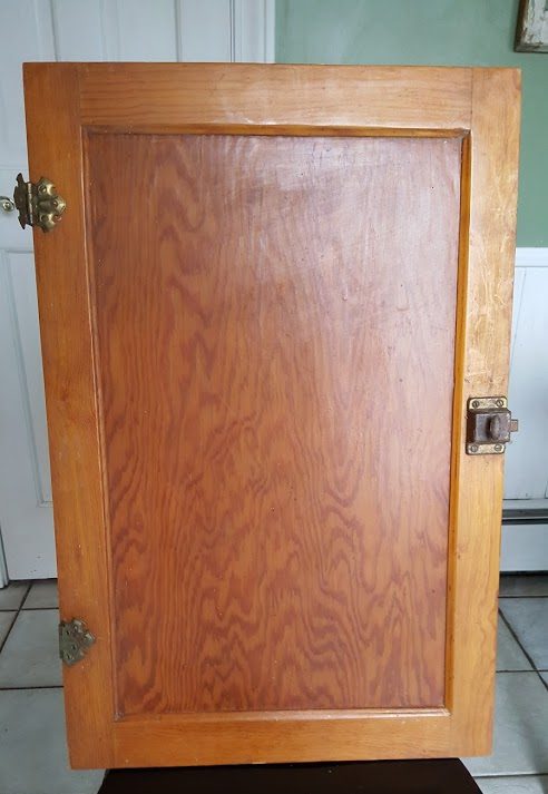 Repurposed Vintage Cabinet Door Chalkboard My Thrifty House