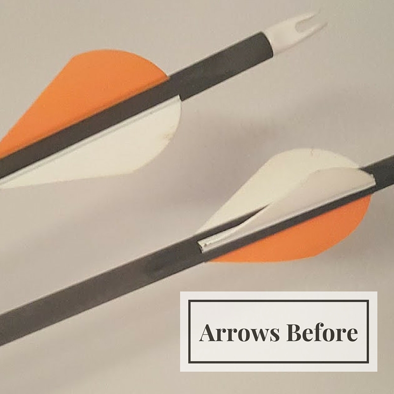 golden arrow bookends before arrows