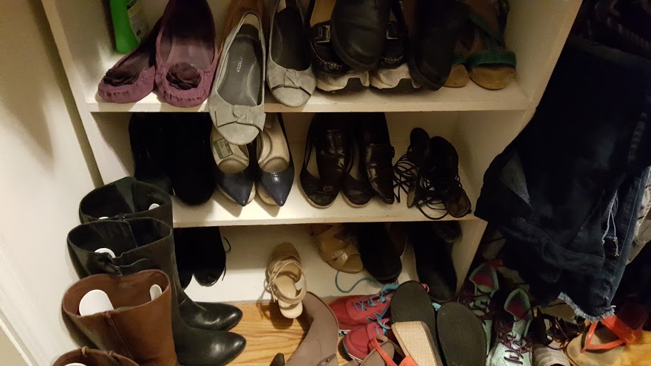 master-bedroom-closet-makeover-preview-messy-shoe-organization
