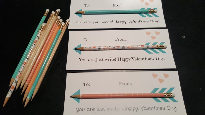 Free Printable: Cupid's Arrow Pencil Valentines • Homemaker's Habitat