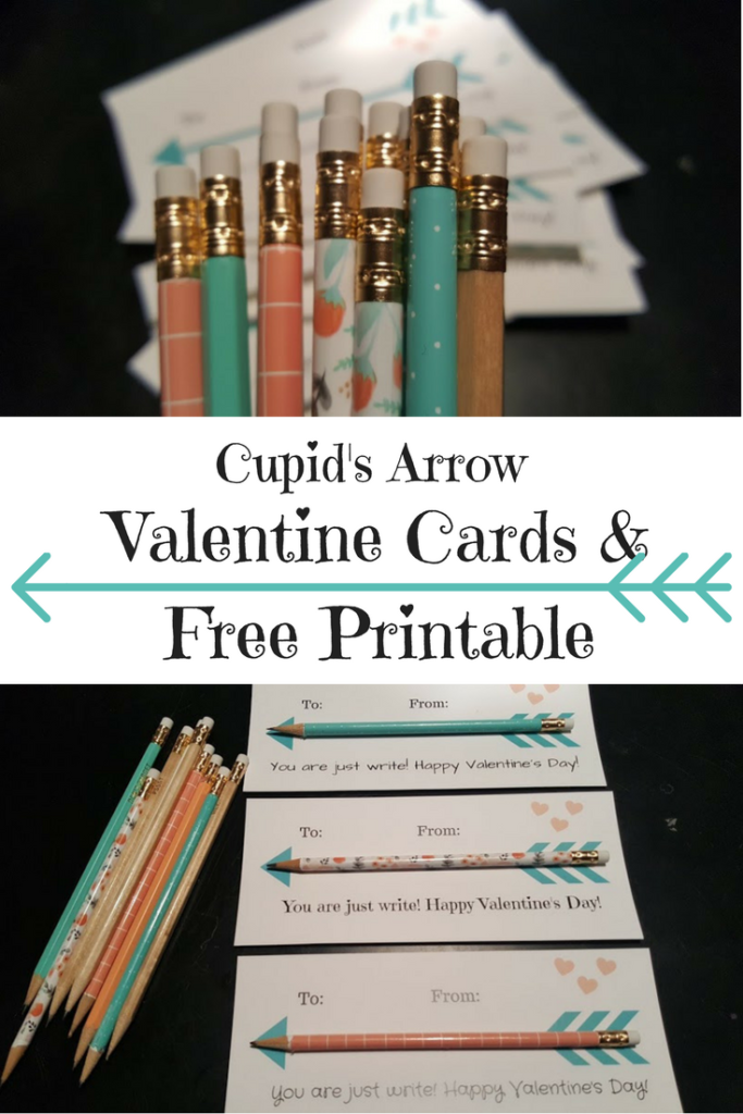 DIY Printable: Valentine Arrow Pencils