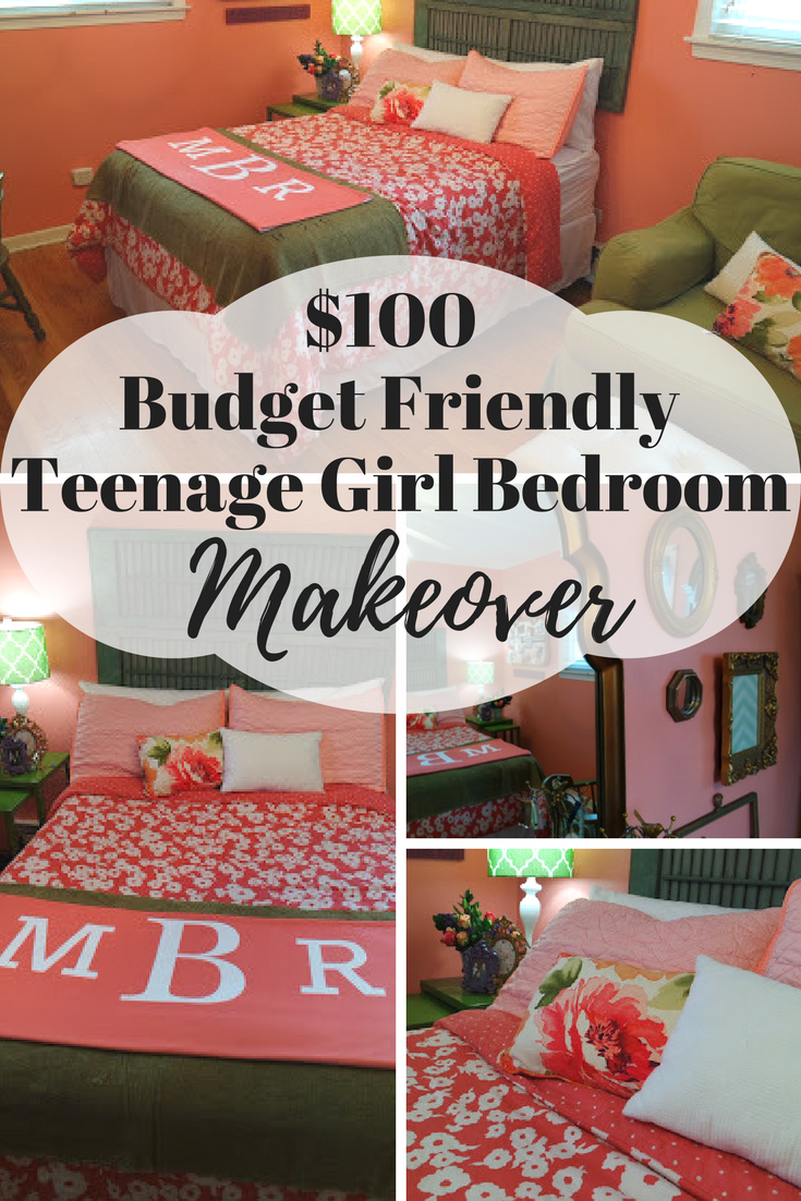 Budget Friendly $100 Teenage Girl Bedroom Makeover | My ...