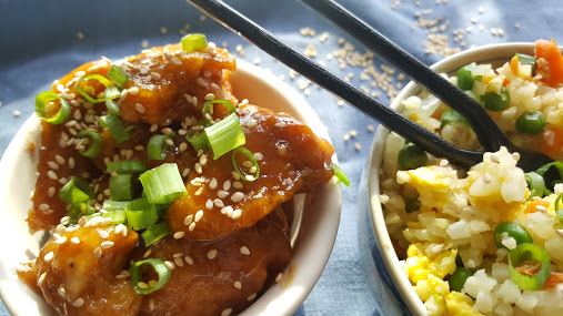 Fake-out takeout Whole30 orange chicken