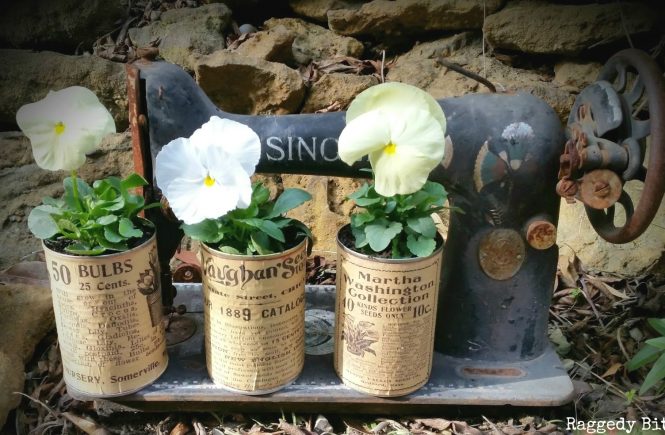 Tin Can Projects Planter from Raggedy Bits