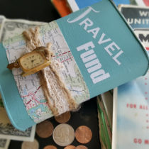 Travel fund coin bank