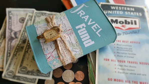 Travel fund coin bank