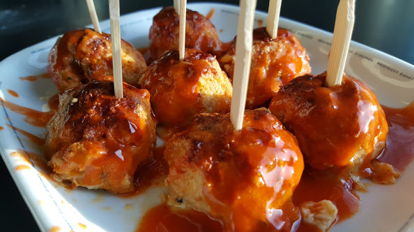 Whole30 buffalo chicken meatballs