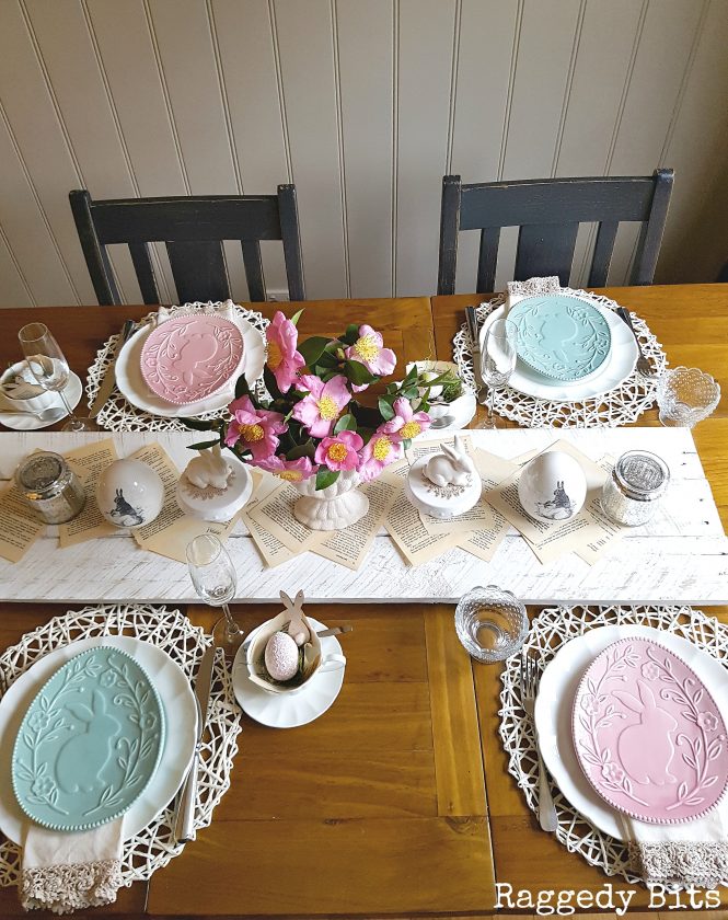 simple table setting from Raggedy Bits