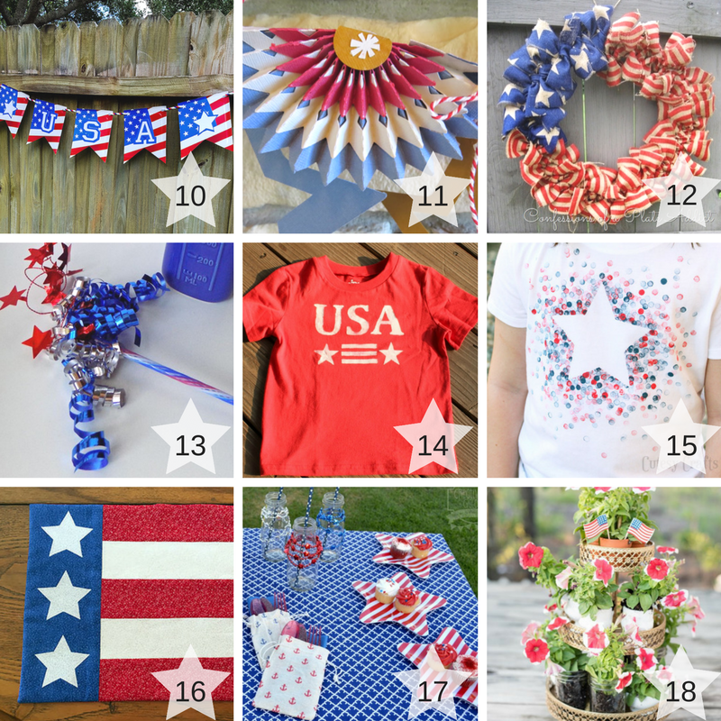 10-18 Patriotic Craft Projects Round Up