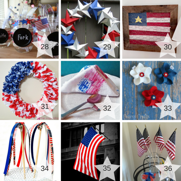 Over 55 Patriotic Craft Projects For A Festive Celebration - My Thrifty 