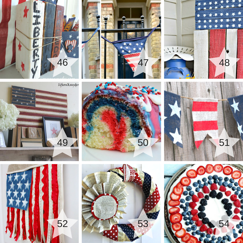 46-54 Patriotic Craft Projects round up