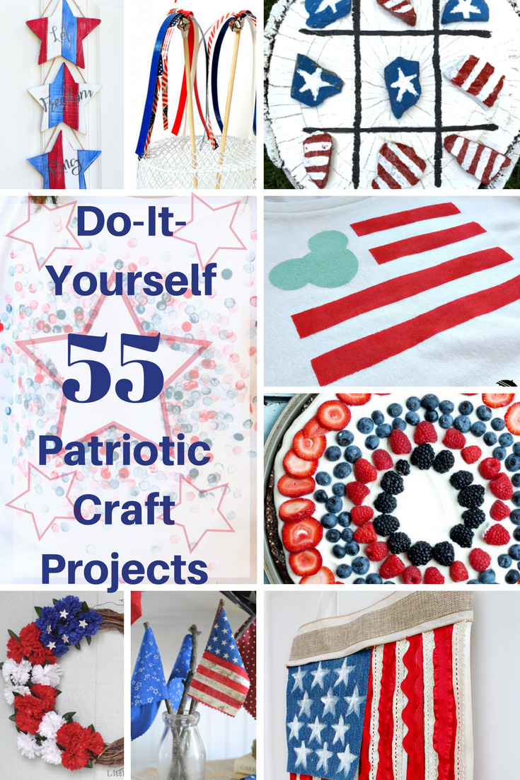 55 Patriotic Craft Projects Round Up My Thrifty House