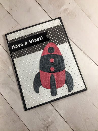 How to make Red rocket birthday cards