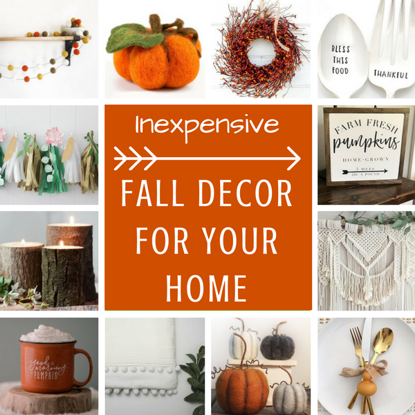Inexpensive Fall Decor for Your Home Instagram