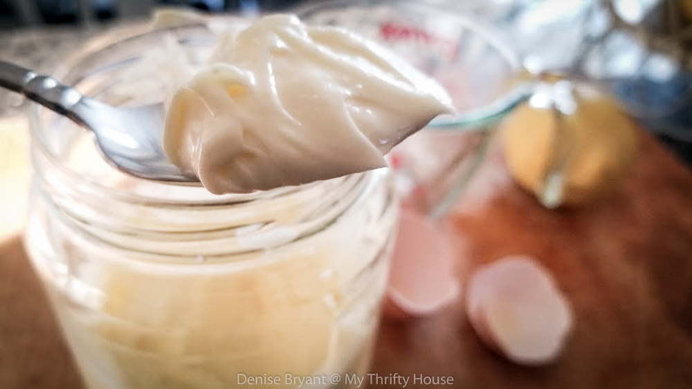 Easy homemade Whole30 mayo for dressings, dips and marinades