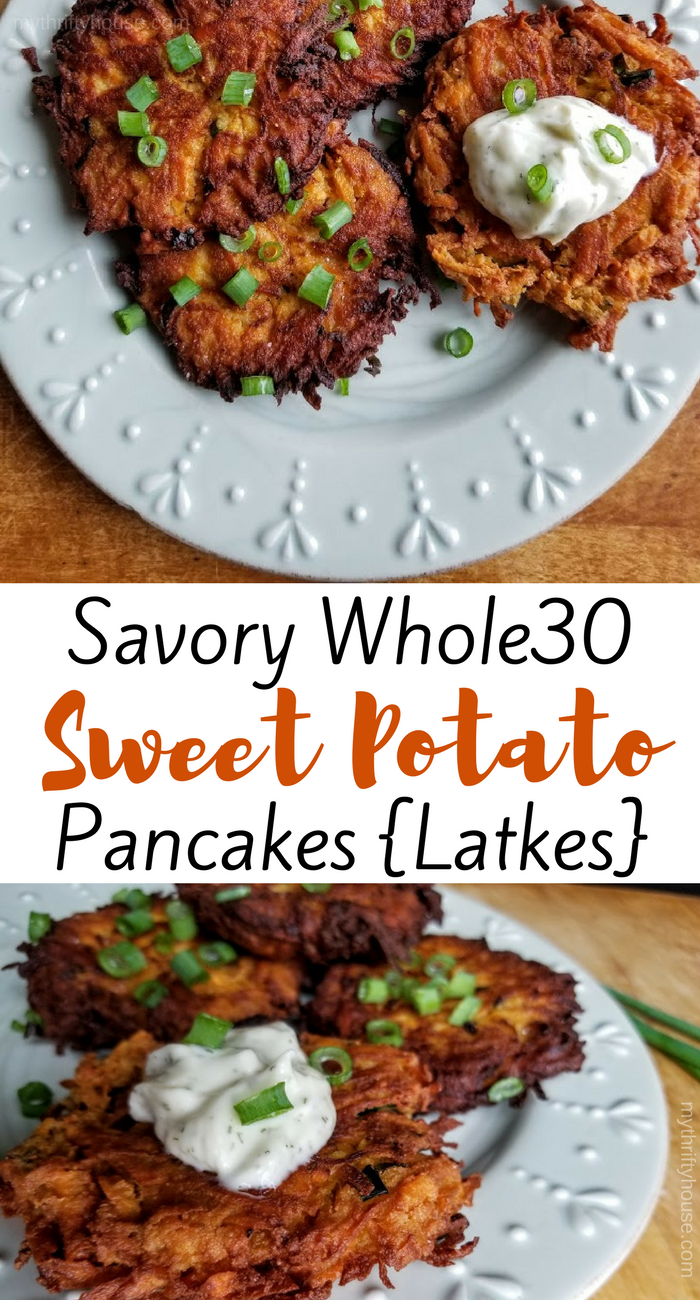 Whole30 Sweet Potato Pancakes Latkes