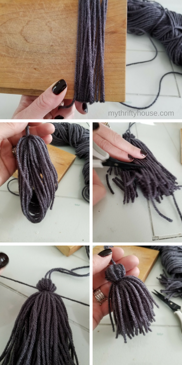 DIY Tassel Pillows Instructions