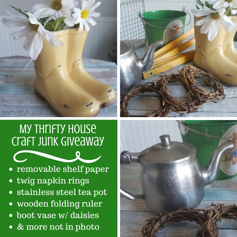 My Thrifty House Craft Junk Giveaway 2