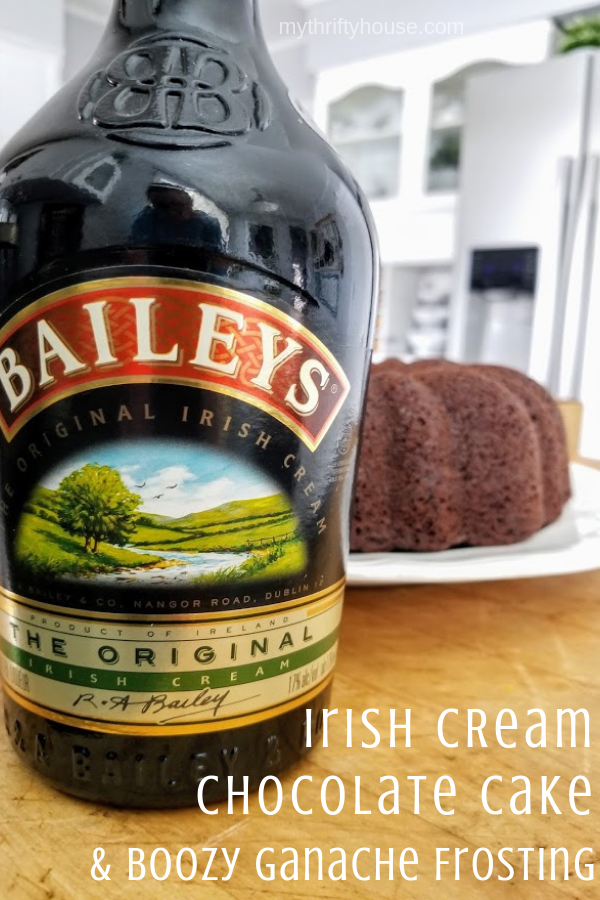 Bailey's Irish Coffee Chocolate Cake with Boozy Ganache Frosting