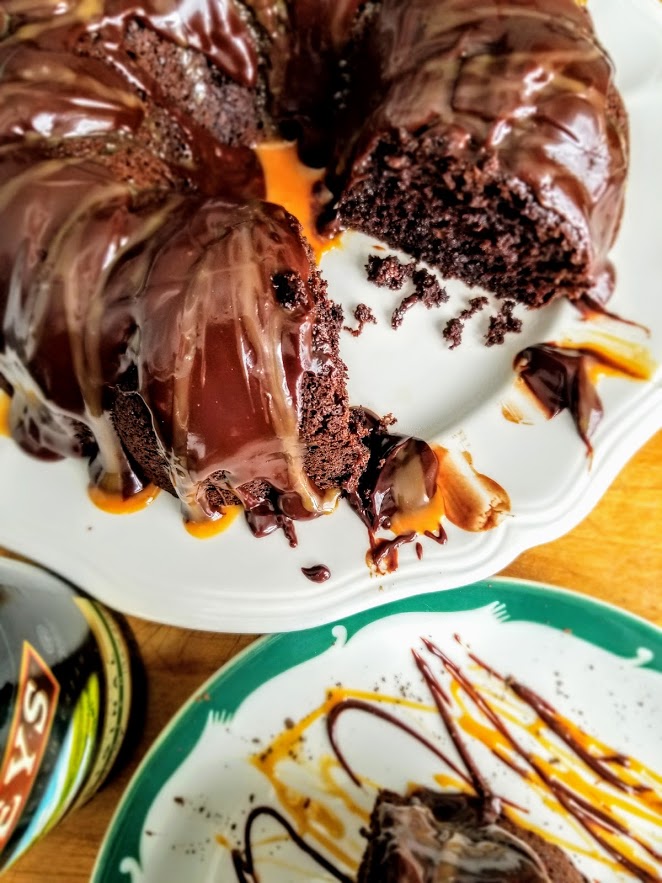 Irish Coffee Chocolate Cake with Boozy Ganach