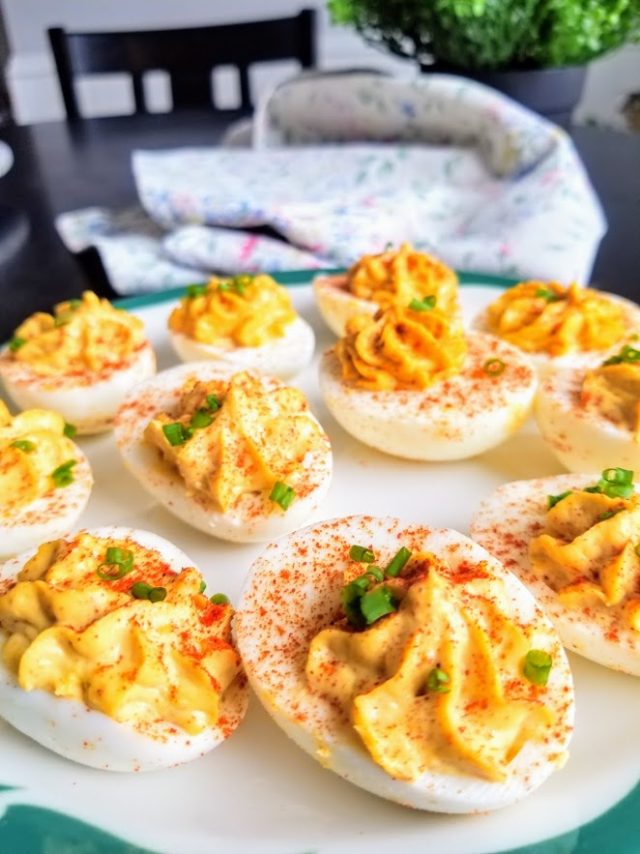 Amazing Whole30 Spicy Chipotle Deviled Eggs