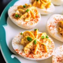 Whole30 Spicy Chipotle Deviled Eggs
