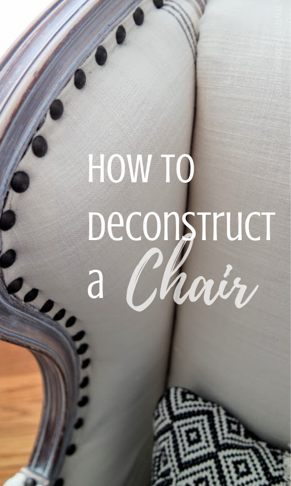 How to deconstruct a chair